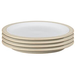 Denby Greenwich Medium Plate Set of 4, Cream Denby Greenwich Medium Plate Set of 4, Cream