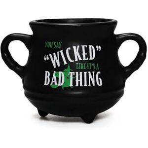Half Moon Bay Wicked Coffee Mug Hot Chocolate & Tea Cauldron Musical Gifts & Merchandise Large Mug for Hot Drinks Half Moon Bay Wicked Coffee Mug Hot Chocolate & Tea Cauldron Musical Gifts & Merchandise Large Mug for Hot Drinks