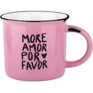 Grafik Werkstatt Grafik-Werkstatt Vintage Coffee Cup, Ceramic Mug to Give as a Gift, 400 ml, More Amor Por Favor Grafik Werkstatt Grafik-Werkstatt Vintage Coffee Cup, Ceramic Mug to Give as a Gift, 400 ml, More Amor Por Favor