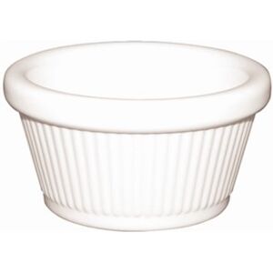 Nextday Catering Equipment Supplies UK Kristallon T814 Fluted Ramekin, 76 mm, 3" Diameter, 85 mm, 3 oz. (Pack of 12), White Nextday Catering Equipment Supplies UK Kristallon T814 Fluted Ramekin, 76 mm, 3" Diameter, 85 mm, 3 oz. (Pack of 12), White