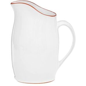Premier Housewares Calisto Pitcher, Ceramic, White, 2.5 Litre Premier Housewares Calisto Pitcher, Ceramic, White, 2.5 Litre