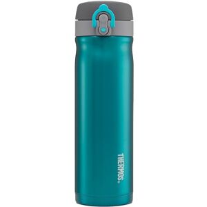 Thermos Teal Direct Drink Flask (470ml) Reusable Insulated Stainless Steel Thermal Coffee Cup for Hot or Cold Drinks, Vacuum Sealed Water Flask with a Leak-Proof Lid, 10hr Hot/24hr Cold Thermos Teal Direct Drink Flask (470ml) Reusable Insulated Stainless Steel Thermal Coffee Cup for Hot or Cold Drinks, Vacuum Sealed Water Flask with a Leak-Proof Lid, 10hr Hot/24hr Cold