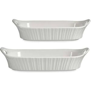 San Ignacio Set of 2 rectangular trays with open handles VESSIA collection San Ignacio Set of 2 rectangular trays with open handles VESSIA collection