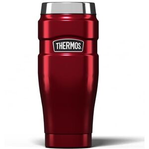 Thermos Stainless King Travel Tumbler & Multi- Purpose Flask- 470ml Insulated Hot & Cold Water Bottle for Daily Commute & Weekend Adventures Sleek Design in Red, 5-Year Durability Thermos Stainless King Travel Tumbler & Multi- Purpose Flask- 470ml Insulated Hot & Cold Water Bottle for Daily Commute & Weekend Adventures Sleek Design in Red, 5-Year Durability