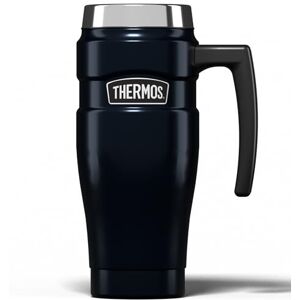 Thermos Stainless King Midnight Blue Travel Mug (470ml), Reusable Insulated Stainless Steel Coffee Cup for Hot or Cold Drinks, Vacuum Sealed Water Flask with a Leak-Proof Lid, 7hr Hot/18hr Thermos Stainless King Midnight Blue Travel Mug (470ml), Reusable Insulated Stainless Steel Coffee Cup for Hot or Cold Drinks, Vacuum Sealed Water Flask with a Leak-Proof Lid, 7hr Hot/18hr