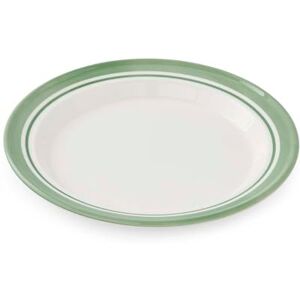 Portmeirion Potter's Stripe Set of 4 Dinner Plates, Green Portmeirion Potter's Stripe Set of 4 Dinner Plates, Green