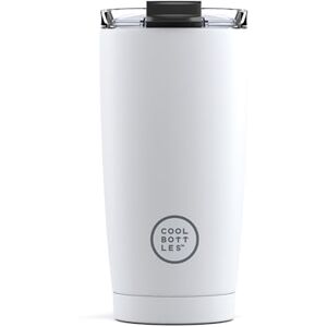 Cool Bottles Tumbler – Stainless Steel Thermal Tumbler – 550 ml – Mono White – Coffee Thermos – Airtight Lid – Cold 10 Hours and Hot 5 Hours – Anti-Stain Product Cool Bottles Tumbler – Stainless Steel Thermal Tumbler – 550 ml – Mono White – Coffee Thermos – Airtight Lid – Cold 10 Hours and Hot 5 Hours – Anti-Stain Product