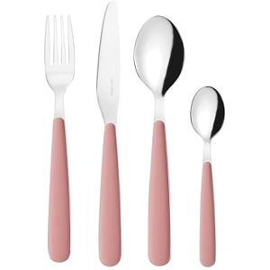 Guzzini POP Set of 24 Cutlery Powder Pink 127500215 Guzzini POP Set of 24 Cutlery Powder Pink 127500215