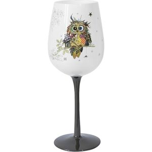 Lesser & Pavey Bug Art Otto Owl Wine Glass for Home, Kitchen, Restaurant & Parties Lovely Wine Glassware for Drinks Lovely Gift for Women, Men, Wedding & Christmas Lesser & Pavey Bug Art Otto Owl Wine Glass for Home, Kitchen, Restaurant & Parties Lovely Wine Glassware for Drinks Lovely Gift for Women, Men, Wedding & Christmas