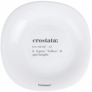 Tivoli Set of 6 Square Fruit Plate 22 x 22 cm in Opal Glass, Victionary Tart Tivoli Set of 6 Square Fruit Plate 22 x 22 cm in Opal Glass, Victionary Tart