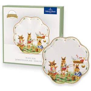 Villeroy & Boch – Annual Easter Edition Plate 2026 Multicoloured, Easter Plate in Premium Porcelain with Gold-Coloured Accents, Dinner Plate, Decoration, Limited collectable Villeroy & Boch – Annual Easter Edition Plate 2026 Multicoloured, Easter Plate in Premium Porcelain with Gold-Coloured Accents, Dinner Plate, Decoration, Limited collectable