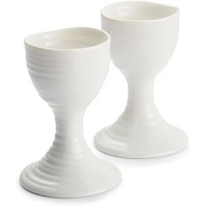 Portmeirion Sophie Conran for – White Egg Cups Set of 2, 9 cm Portmeirion Sophie Conran for – White Egg Cups Set of 2, 9 cm