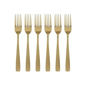 Tognana , Set of 6 Pauline Forks, Steel 18/0, Gold Tognana , Set of 6 Pauline Forks, Steel 18/0, Gold