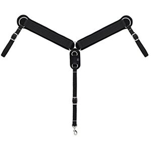 Weaver Leather Breast Collar with Airflex Technology Black/White Weaver Leather Breast Collar with Airflex Technology Black/White