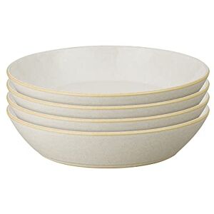 Denby Impression Cream Pasta Bowls Set of 4 Dishwasher Microwave Safe Crockery Ceramic Stoneware Tableware Denby Impression Cream Pasta Bowls Set of 4 Dishwasher Microwave Safe Crockery Ceramic Stoneware Tableware