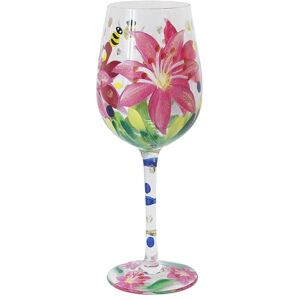 L & P Home & Gifts Lesser & Pavey Lynsey Johnstone Lilies Wine Glass Hand Printed and Ml Glass for Red & White Wine Stylish Gift for Women & Mums Elegant Drinking Glass for Home Bars, Parties, Dining L & P Home & Gifts Lesser & Pavey Lynsey Johnstone Lilies Wine Glass Hand Printed and Ml Glass for Red & White Wine Stylish Gift for Women & Mums Elegant Drinking Glass for Home Bars, Parties, Dining