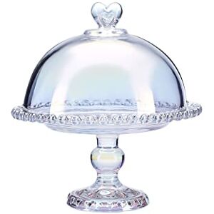 KARACA Rory Steh Cake Stand, 19 cm, Elegant Glass Cake Stand for Stylish Presentations and Memorable Enjoyment Moments KARACA Rory Steh Cake Stand, 19 cm, Elegant Glass Cake Stand for Stylish Presentations and Memorable Enjoyment Moments