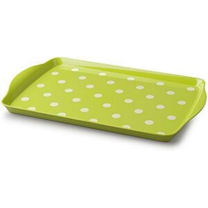 Zeal Melamine Dotty Serving Design Tray (38x24cm) Lime Green Zeal Melamine Dotty Serving Design Tray (38x24cm) Lime Green