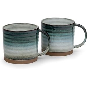 Bredemeijer Tea Cups Set of 2 – Modern Striped Ceramic Coffee Cups – Stoneware Mugs with 350 ml Capacity Each Bredemeijer Tea Cups Set of 2 – Modern Striped Ceramic Coffee Cups – Stoneware Mugs with 350 ml Capacity Each