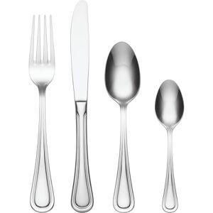 Oneida Barcelona Cutlery Set for 4 Stainless Steel Cutlery Set, Heavy Weight & Mirror Finish, Rust Resistant & Dishwasher Safe Durable Flatware, Silver Oneida Barcelona Cutlery Set for 4 Stainless Steel Cutlery Set, Heavy Weight & Mirror Finish, Rust Resistant & Dishwasher Safe Durable Flatware, Silver