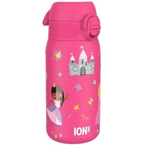 Ion8 Vacuum Insulated Steel Water Bottle, 320 ml/11 oz, Leak Proof, Easy to Open, Secure Lock, Dishwasher Safe, Carry Handle, Metal Water Bottle, ThermoShield Stainless Steel, Pink, Princess Ion8 Vacuum Insulated Steel Water Bottle, 320 ml/11 oz, Leak Proof, Easy to Open, Secure Lock, Dishwasher Safe, Carry Handle, Metal Water Bottle, ThermoShield Stainless Steel, Pink, Princess