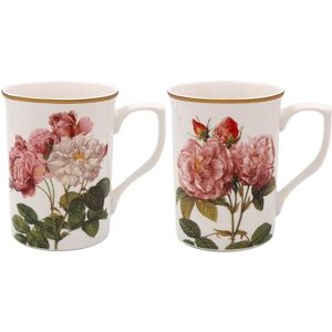 The Leonardo Collection Redoute Rose Mugs Set of 2 Pierre-Joseph Redoute, Tea and Coffee Mug for Hot Drinks Fine China Printed Mugs for Kitchen & Home Reusable Ceramic Cups for Every Occasion The Leonardo Collection Redoute Rose Mugs Set of 2 Pierre-Joseph Redoute, Tea and Coffee Mug for Hot Drinks Fine China Printed Mugs for Kitchen & Home Reusable Ceramic Cups for Every Occasion