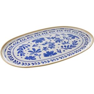 APS Floryn 85440 GN 1/1 Tray Melamine 53 x 32.5 cm Blue/White/Beige GN System Dishwasher Safe APS Floryn 85440 GN 1/1 Tray Melamine 53 x 32.5 cm Blue/White/Beige GN System Dishwasher Safe
