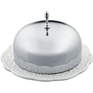 Alessi MW16, Dressed Butter Dish, Porcelain, White Alessi MW16, Dressed Butter Dish, Porcelain, White