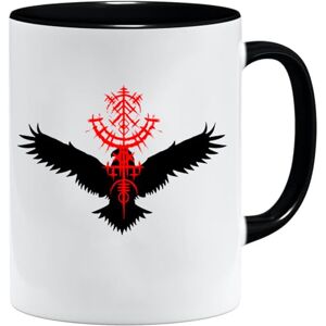 Jungle Mug Nordic Viking Mug Gift Idea for Old Men Dad Grandpa Coffee Mug Viking Motif Skull Beer Mug Thors Hammer (VIKING008) Jungle Mug Nordic Viking Mug Gift Idea for Old Men Dad Grandpa Coffee Mug Viking Motif Skull Beer Mug Thors Hammer (VIKING008)