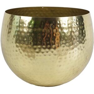 Leaf Large Straight Edge Hammered Metal Bowl, Gold, 22 x 18 cm -7199B Leaf Large Straight Edge Hammered Metal Bowl, Gold, 22 x 18 cm -7199B