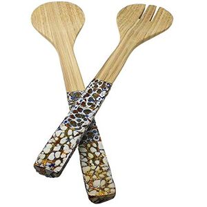 VIE Gourmet Bamboo Salad Servers, Blue VIE Gourmet Bamboo Salad Servers, Blue