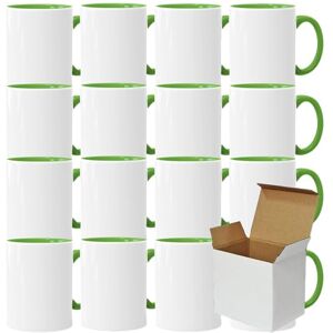 Acen Merchandise Sublimation Mugs Without Print AAA Grade Individually or in Set Photo Mug for Sublimation Printing Empty Cups for Heat Press Thermal Sublimation (Pack of 8, Light Green) Acen Merchandise Sublimation Mugs Without Print AAA Grade Individually or in Set Photo Mug for Sublimation Printing Empty Cups for Heat Press Thermal Sublimation (Pack of 8, Light Green)