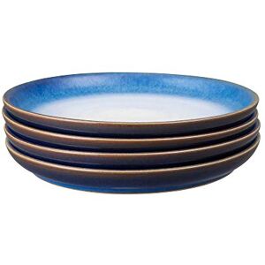 Denby Blue Haze Coupe Medium Plates Set of 4 Dishwasher Microwave Safe Crockery Ceramic Stoneware Tableware Plates Denby Blue Haze Coupe Medium Plates Set of 4 Dishwasher Microwave Safe Crockery Ceramic Stoneware Tableware Plates