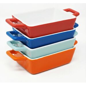 joeji's Kitchen Joeji’s Kitchen Mini Rectangle Ceramic Baking Dishes Set of 4, 325 ml Individual Oven Dishes for Lasagne, Pie, and Casserole joeji's Kitchen Joeji’s Kitchen Mini Rectangle Ceramic Baking Dishes Set of 4, 325 ml Individual Oven Dishes for Lasagne, Pie, and Casserole
