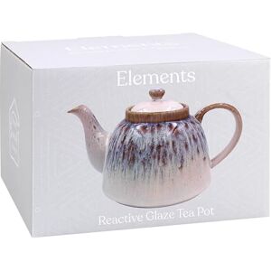 L & P Home & Gifts Lesser & Pavey Elements Reactive Glaze Teapot Kitchen Accessory for Home Use Durable Design for Everyday Tea Stylish Teapot for Home and Office Without Strainer, Gold L & P Home & Gifts Lesser & Pavey Elements Reactive Glaze Teapot Kitchen Accessory for Home Use Durable Design for Everyday Tea Stylish Teapot for Home and Office Without Strainer, Gold