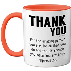 Stuff4 Thank You Mug Gift for Best Friend, Leaving Gifts for Colleagues Boss Friends Men Women, Thank You Teacher Mug, 11oz Orange Handle Ceramic Premium Leaving Men Women Stuff4 Thank You Mug Gift for Best Friend, Leaving Gifts for Colleagues Boss Friends Men Women, Thank You Teacher Mug, 11oz Orange Handle Ceramic Premium Leaving Men Women