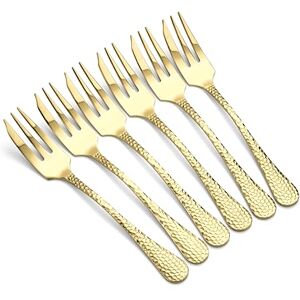 Arthur Price CAVA0131 6 Pastry Forks, Stainless Steel, Gold Arthur Price CAVA0131 6 Pastry Forks, Stainless Steel, Gold