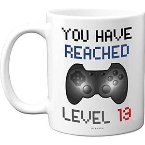 Stuff4 Level 13 Gamer Mug 13th Birthday Gift, Retro Video Game Mug, Dishwasher Safe, Gaming Gift for Him or Her Stuff4 Level 13 Gamer Mug 13th Birthday Gift, Retro Video Game Mug, Dishwasher Safe, Gaming Gift for Him or Her