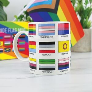 Gift Republic Pride Flag Mug LGBTQIA+ Coffee Cup Ceramic Mug Rainbow Colourful Flags Pride Month Gift Gift Republic Pride Flag Mug LGBTQIA+ Coffee Cup Ceramic Mug Rainbow Colourful Flags Pride Month Gift