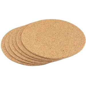 apollo THE HOUSEWARES BRAND Apollo 200 x 200 mm Cork Place Mats, Set of 6 apollo THE HOUSEWARES BRAND Apollo 200 x 200 mm Cork Place Mats, Set of 6