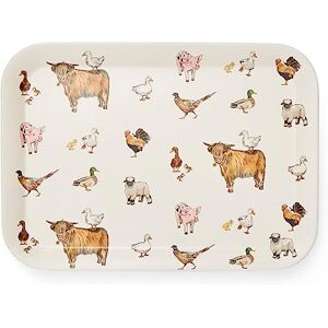 Cooksmart British Designed Large Serving Tray Dinner Tray For Multiple Uses Around The Home (Buttercup Farm L) Cooksmart British Designed Large Serving Tray Dinner Tray For Multiple Uses Around The Home (Buttercup Farm L)
