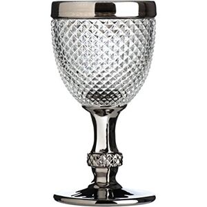 Premier Housewares Wine Glass, Silver, 9 x 9 x 17 cm Premier Housewares Wine Glass, Silver, 9 x 9 x 17 cm