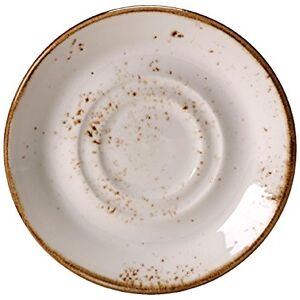 Steelite V535 Craft Stand And Saucer Bowl, Double Well, Alumina Vitrified Ceramic, 14.5 cm Diameter, Large, By Colour Patterned (Pack of 36) Steelite V535 Craft Stand And Saucer Bowl, Double Well, Alumina Vitrified Ceramic, 14.5 cm Diameter, Large, By Colour Patterned (Pack of 36)