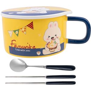 lachineuse Asian Noodle Bowl 1000 ml with Cutlery Set lachineuse Asian Noodle Bowl 1000 ml with Cutlery Set