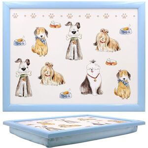 Lesser & Pavey The Leonardo Collection Faithful Friends Dog Laptray With Bean Bag for Serving Dishes Lovely Lap Trays for Eating on Lap for Dinner or Breatfast Newly Designed Food Trays for Lap Lesser & Pavey The Leonardo Collection Faithful Friends Dog Laptray With Bean Bag for Serving Dishes Lovely Lap Trays for Eating on Lap for Dinner or Breatfast Newly Designed Food Trays for Lap