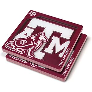 YouTheFan NCAA Texas A&M Aggies Logo Series Coaster YouTheFan NCAA Texas A&M Aggies Logo Series Coaster
