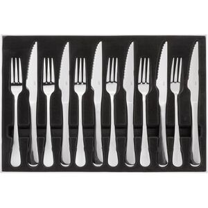 Judge Windsor 12 Piece Stainless Steel Steak Knife and Fork Set for 6 People Judge Windsor 12 Piece Stainless Steel Steak Knife and Fork Set for 6 People