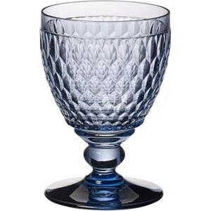 Villeroy & Boch Boston Coloured 144 mm Water Goblet, Blue Villeroy & Boch Boston Coloured 144 mm Water Goblet, Blue