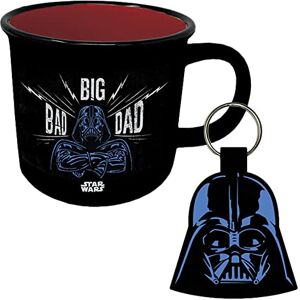 Pyramid GP85922 Star Wars Darth Vader Ceramic Mug and Woven Keyring Set in Presentation Gift Box, I Am Your Father Design 11oz Capacity, Black/White/Blue Pyramid GP85922 Star Wars Darth Vader Ceramic Mug and Woven Keyring Set in Presentation Gift Box, I Am Your Father Design 11oz Capacity, Black/White/Blue