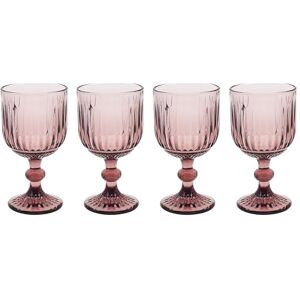 Lesser & Pavey Elements Pink Wine Glass Set of 4 for Home, Kitchen, Restaurant & Parties Lovely Wine Glass Set of 4 for Drinks Lovely Gift for Women, Men, Wedding & Christmas Lesser & Pavey Elements Pink Wine Glass Set of 4 for Home, Kitchen, Restaurant & Parties Lovely Wine Glass Set of 4 for Drinks Lovely Gift for Women, Men, Wedding & Christmas